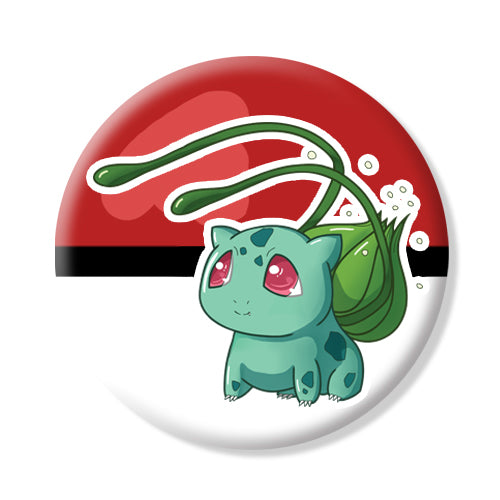 Fluff 'n Tuff - Button Pokemon starter Bulbasaur – Fluffntuff