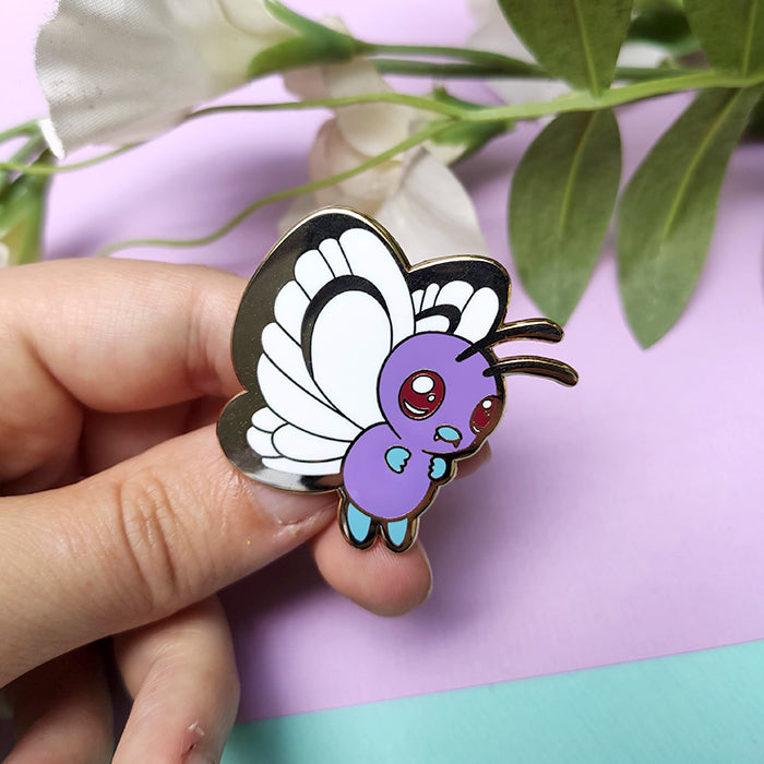 Fluff 'n Tuff - Cute Butterfree enamel pin – Fluffntuff